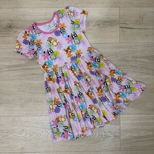 Little Snuggles Charlie’s Project Kids Bluey Bamboo Dress